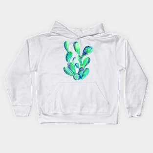 Cactus Watercolor Kids Hoodie